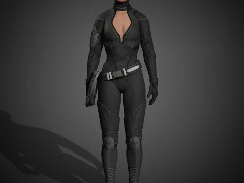 Catwoman Character 3D Model
