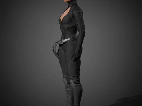 Catwoman Character 3D Model