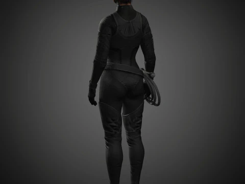 Catwoman Character 3D Model