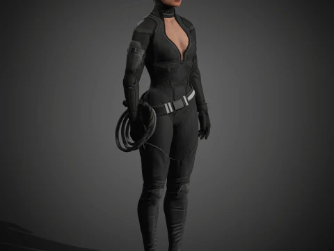Catwoman Character 3D Model