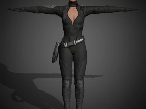 Catwoman Character 3D Model