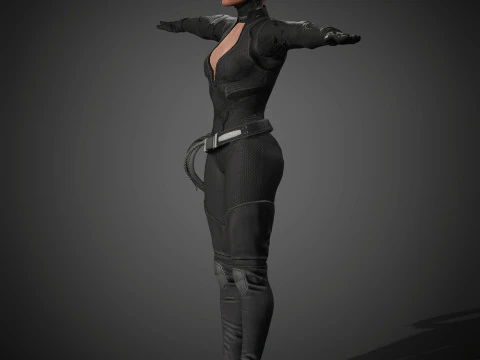 Catwoman Character 3D Model