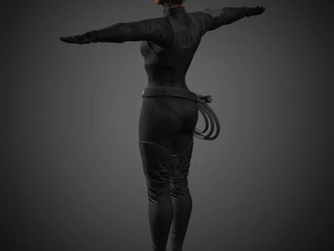 Catwoman Character 3D Model