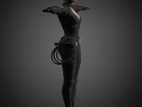 Catwoman Character 3D Model