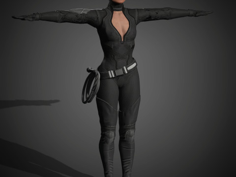 Catwoman Character Modello 3D