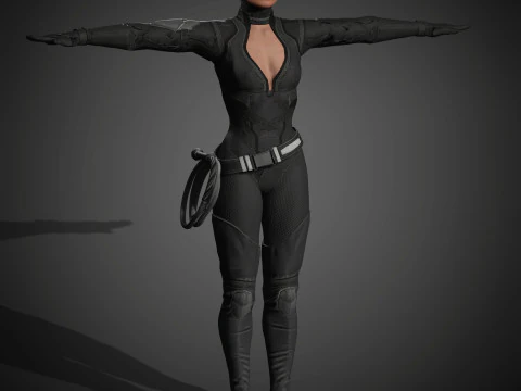 Catwoman Character 3D Model