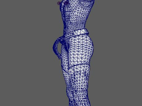 Catwoman Character 3D Model
