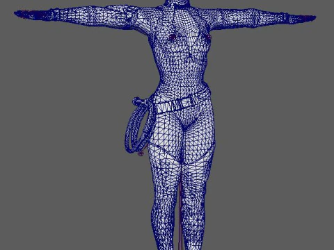 Catwoman Character 3D Model