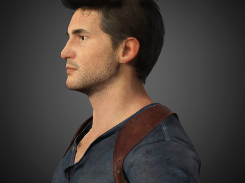 Nathan Drake Character 3D Model