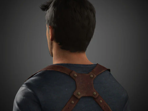 Nathan Drake Character 3D Model