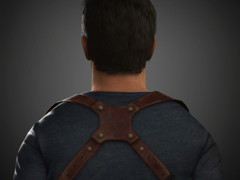 Nathan Drake Character 3D Model