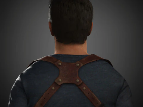 Nathan Drake Character 3D Model