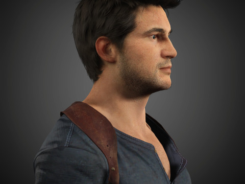 Nathan Drake Character 3D Model