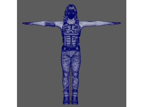 Johnny Silverhand Character 3D Model