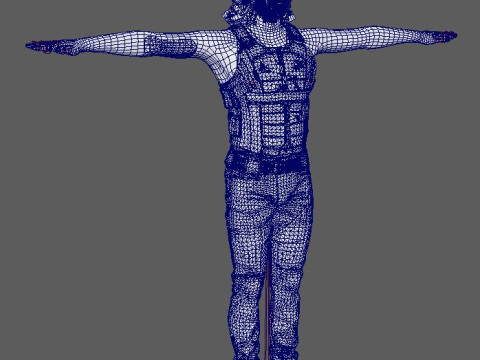Johnny Silverhand Character Model 3D