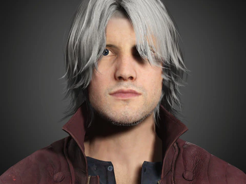 Postać Dantego Model 3D