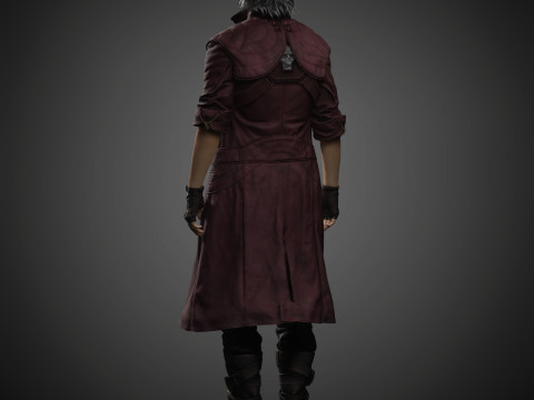 Dante Character Model 3D