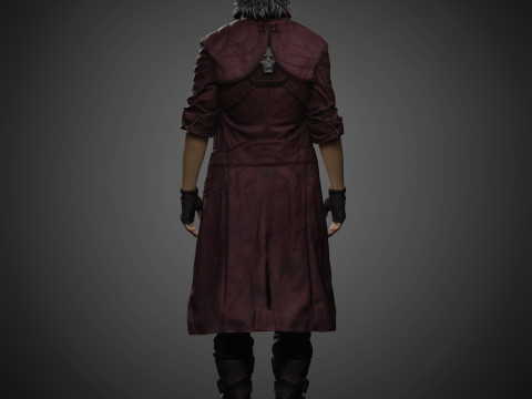 Dante Character Model 3D