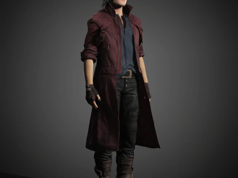 Dante Character 3D Model