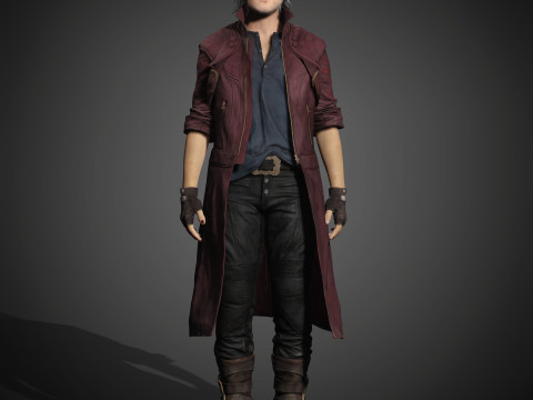 Dante Character Model 3D