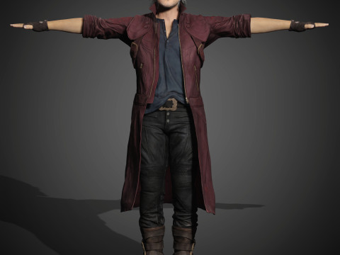 Dante Character Model 3D
