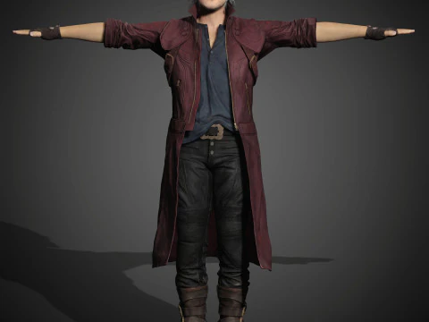 Dante Character 3D Model