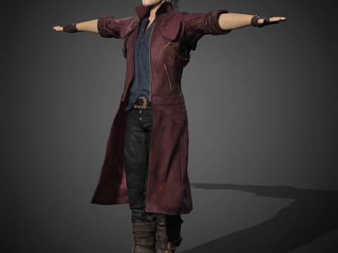 Dante Character Model 3D