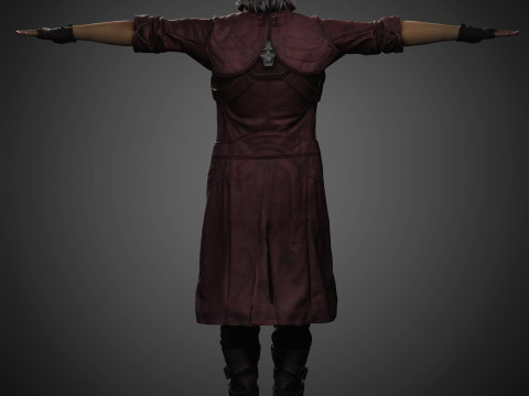 Dante Character Model 3D