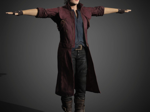 Dante Character Model 3D