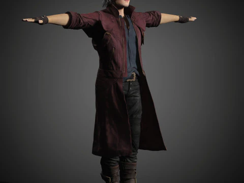 Dante Character 3D Model
