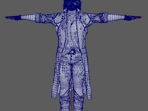Dante Character Model 3D
