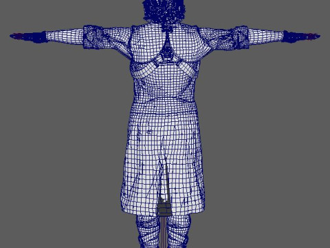 Dante Character Model 3D
