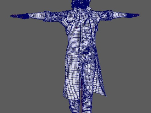 Dante Character Model 3D