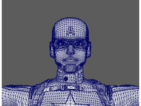 Captain America Character 3D Модель