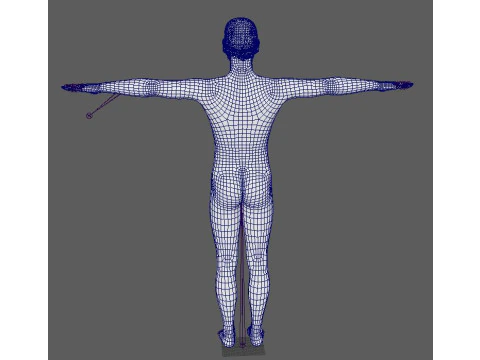 Captain America Character 3D Model