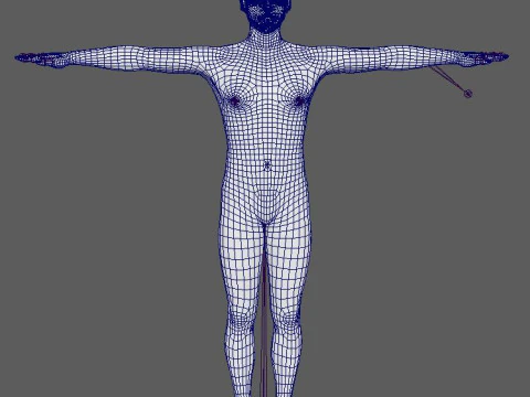 Captain America Character 3D Model