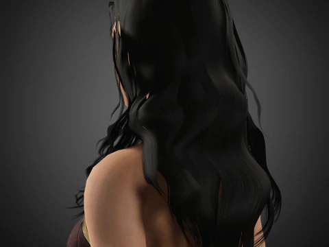 Wonder Woman Character 3D Model