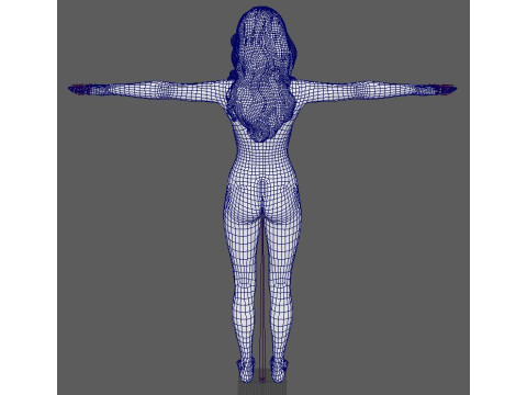 Wonder Woman Character Model 3D