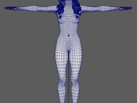 Wonder Woman Character 3D Model