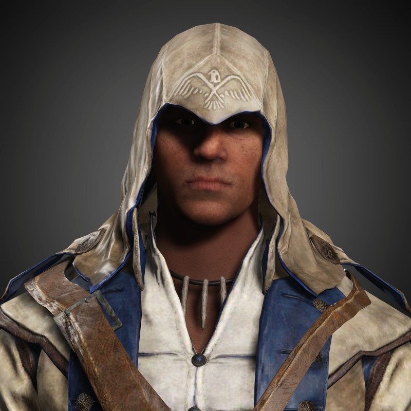 Connor Character 3D Модель .c4d .max .obj .3ds .fbx .stl .blend