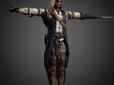 Connor Character 3D Model