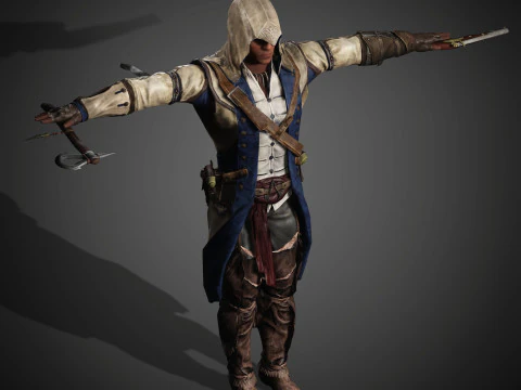 Connor Character 3D Model