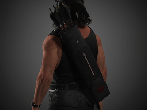 Rambo Character 3D Model