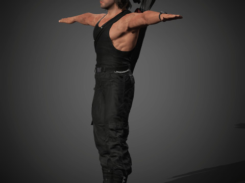 Rambo Character 3D Model