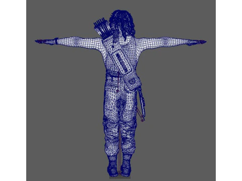 Rambo Character 3D Model