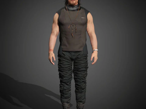 Sam Porter Character 3D Model