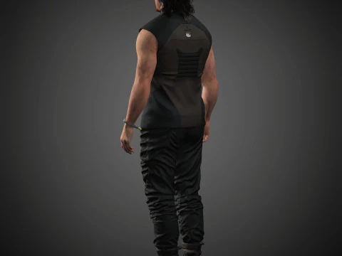 Sam Porter Character 3D Model