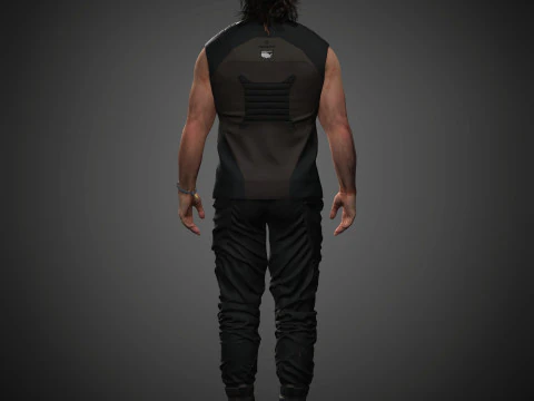 Sam Porter Character 3D Model