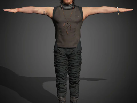 Sam Porter Character 3D Model