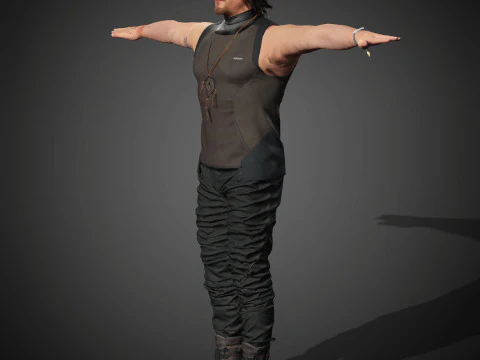 Sam Porter Character 3D Model